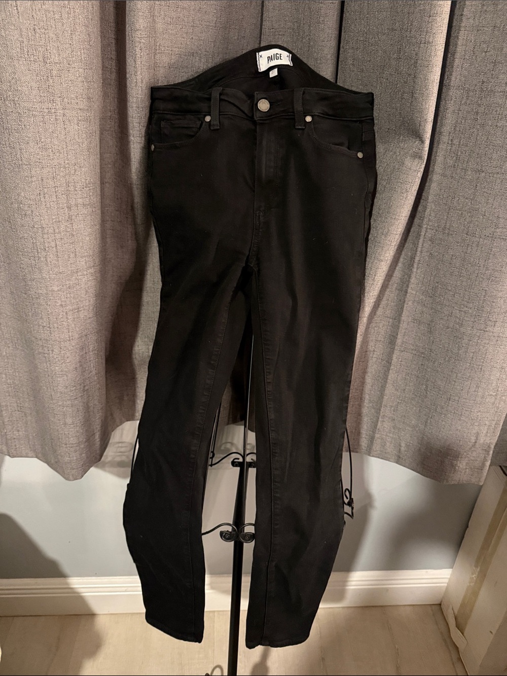 PAIGE Black Ankle Jeans